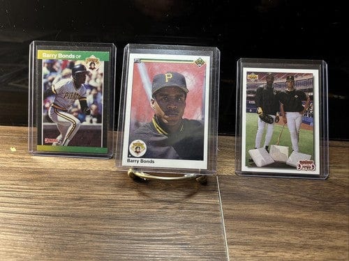 Cheap Sneaks Footwear/Sports Cards Barry Bonds 3 Card Lot 1990,91 Upper Deck , 89 Donruss