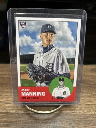 Cheap Sneaks Footwear/Sports Cards Baseball Card #175 Chrome Base 2022 Topps Archives #47 Matt Manning rookie card Detroit Tigers