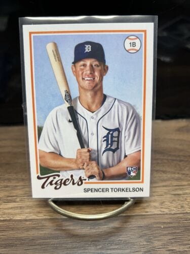 Cheap Sneaks Footwear/Sports Cards Baseball Card #175 Chrome Base 2022 Topps Archives SPENCER TORKELSON Rookie RC #131 Detroit Tigers