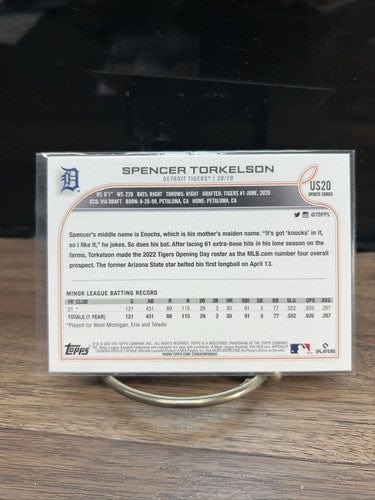 Cheap Sneaks Footwear/Sports Cards Baseball Card #175 Chrome Base 2022 Topps Update Spencer Torkelson RC #US20 - DETROIT TIGERS