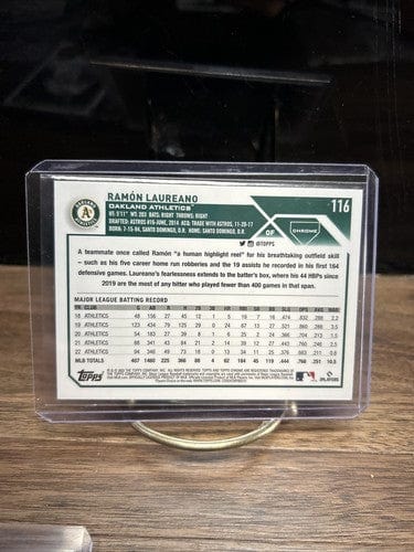 Cheap Sneaks Footwear/Sports Cards Baseball Card #175 Chrome Base 2023 Topps Chrome Ramon Laureano Pink #116 Oakland Athletics