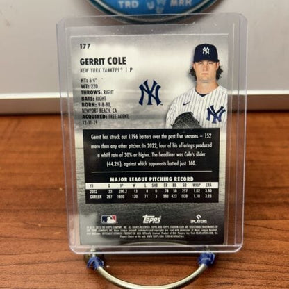 Cheap Sneaks Footwear/Sports Cards Baseball Card #177 Gerrit Cole New york Yankees 2023 Topps Stadium Club