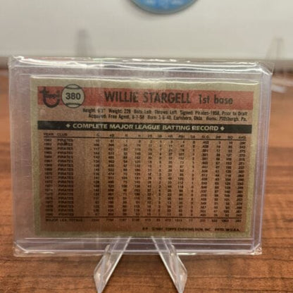 Cheap Sneaks Footwear/Sports Cards Baseball Card 1981 Willie Stargell Pittsburgh Pirates Topps Baseball Card #380