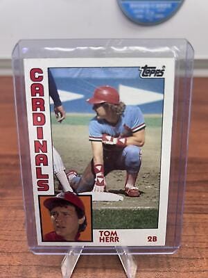 Cheap Sneaks Footwear/Sports Cards Baseball Card 1984 Topps #649 Tom Herr