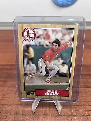 Cheap Sneaks Footwear/Sports Cards Baseball Card 1987 Topps #520 Jack Clark