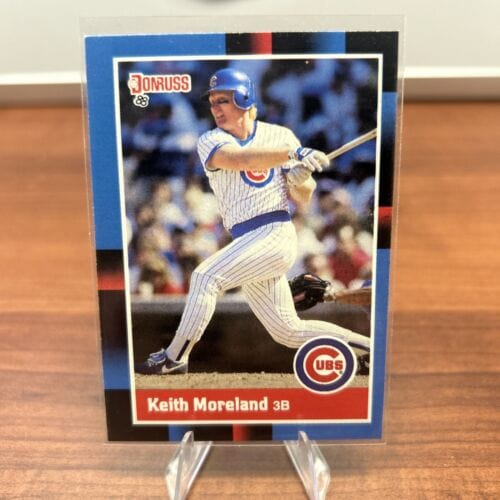 Cheap Sneaks Footwear/Sports Cards Baseball Card 1988 Donruss #201 Keith Moreland Chicago Cubs
