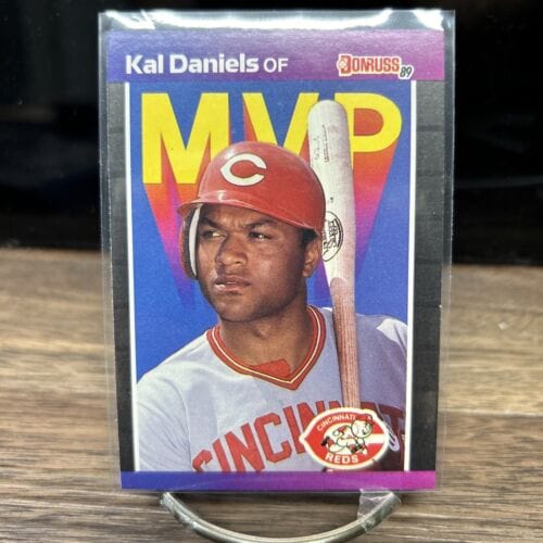 Cheap Sneaks Footwear/Sports Cards Baseball Card 1988 Donruss Leaf MVP Kal Daniels #BC-18 - Cincinnati Reds