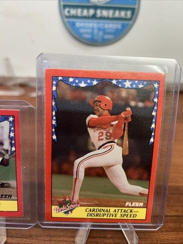 Cheap Sneaks Footwear/Sports Cards Baseball Card 1988 Fleer 87 World Series Cardinals/Twins Insert Set #6,#11 Of 12 Gam