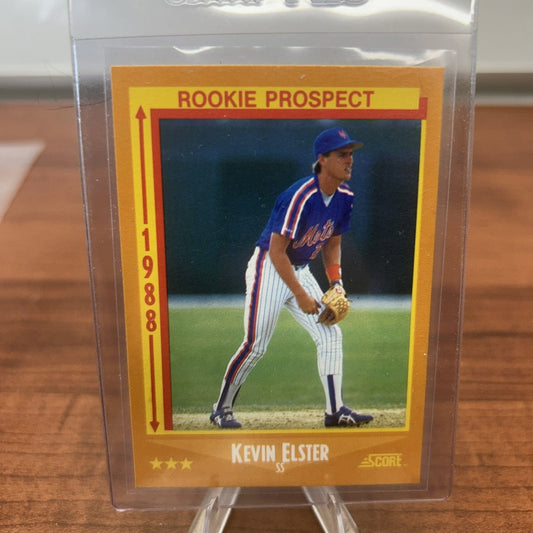 Cheap Sneaks Footwear/Sports Cards Baseball Card 1988 Score Rookie Prospect Kevin Elster Card # 624