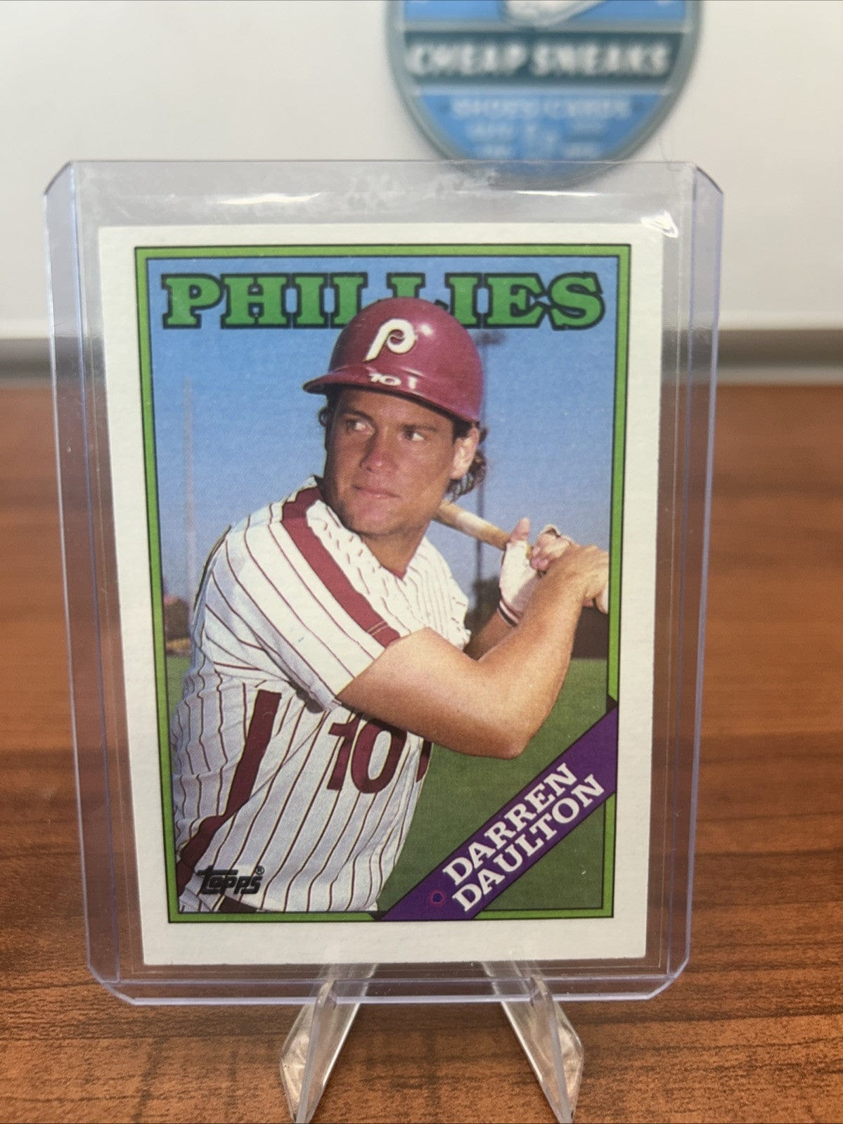 Cheap Sneaks Footwear/Sports Cards Baseball Card 1988 Topps Darren Daulton  Philadelphia Phillies #468 NM-MINT