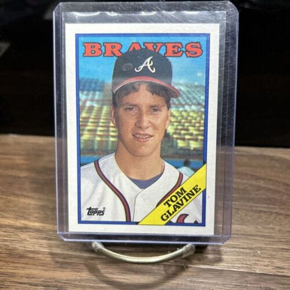 Cheap Sneaks Footwear/Sports Cards Baseball Card 1988 Topps Tom Glavine #779 Atlanta Braves RC - HOF