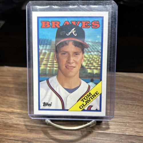 Cheap Sneaks Footwear/Sports Cards Baseball Card 1988 Topps Tom Glavine #779 Atlanta Braves RC - HOF