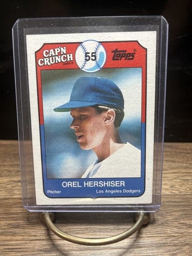 Cheap Sneaks Footwear/Sports Cards Baseball Card 1989 Topps Cap'n Crunch BB #3 Orel Hershiser - Los Angeles Dodgers -