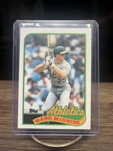 Cheap Sneaks Footwear/Sports Cards Baseball Card 1989 Topps Mark McGwire ***Error Card Weight 220??Not Sure Just Going
