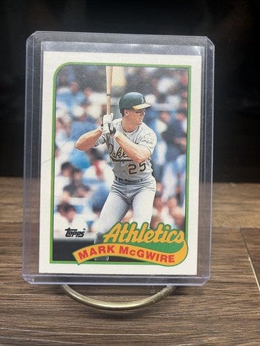 Cheap Sneaks Footwear/Sports Cards Baseball Card 1989 Topps Mark McGwire ***Error Card Weight 220??Not Sure Just Going