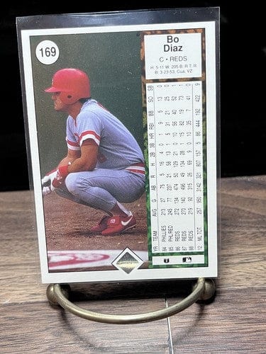 Cheap Sneaks Footwear/Sports Cards Baseball Card 1989 Upper Deck #169 BO DIAZ Cincinnati Reds