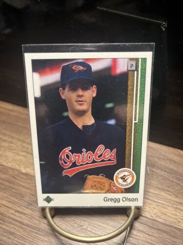 Cheap Sneaks Footwear/Sports Cards Baseball Card 1989 Upper Deck #723 Gregg Olson Rookie Orioles
