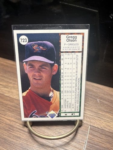 Cheap Sneaks Footwear/Sports Cards Baseball Card 1989 Upper Deck #723 Gregg Olson Rookie Orioles