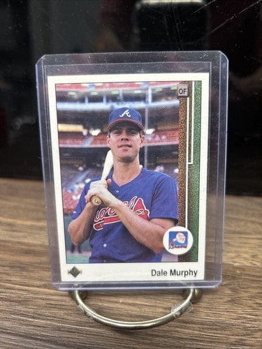 Cheap Sneaks Footwear/Sports Cards Baseball Card 1989 Upper Deck DALE MURPHY Atlanta Braves MLB Baseball Corrected Card