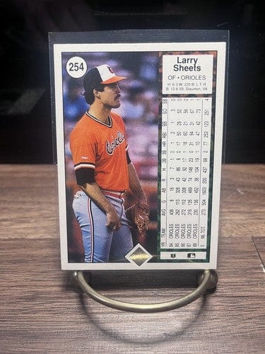 Cheap Sneaks Footwear/Sports Cards Baseball Card 1989 Upper Deck Larry Sheets Baltimore Orioles #254