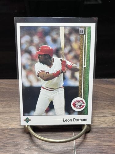 Cheap Sneaks Footwear/Sports Cards Baseball Card 1989 Upper Deck Leon Durham Cincinnati Reds #354
