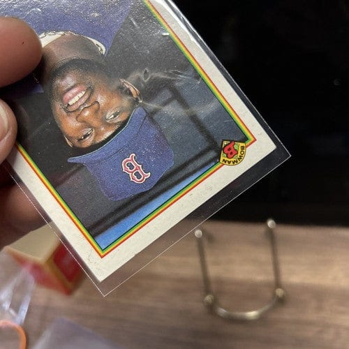 Cheap Sneaks Footwear/Sports Cards Baseball Card 1990 Bowman Maurice Vaughn Rookie Boston Red Sox #275