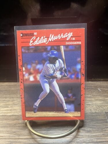 Cheap Sneaks Footwear/Sports Cards Baseball Card 1990 Donruss Eddie Murray Los Angeles Dodgers #77