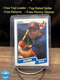 Cheap Sneaks Footwear/Sports Cards Baseball Card 1990 Fleer Joey “Albert” Belle Rookie Card #485 Cleveland Indians
