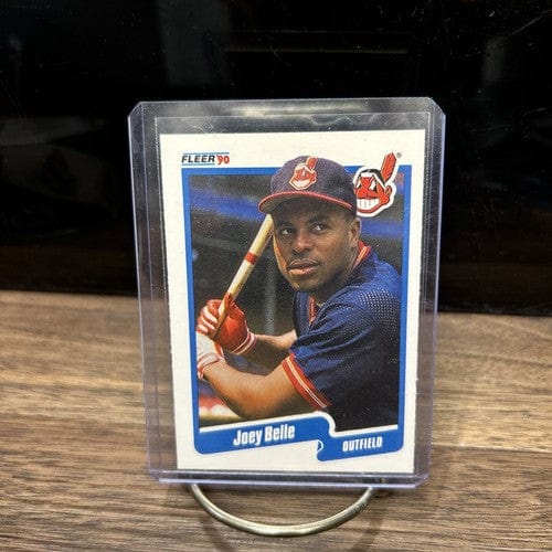 Cheap Sneaks Footwear/Sports Cards Baseball Card 1990 Fleer Joey “Albert” Belle Rookie Card #485 Cleveland Indians