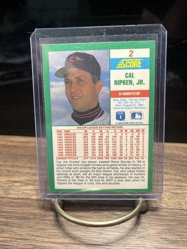 Cheap Sneaks Footwear/Sports Cards Baseball Card 1990 Score - #2 Cal Ripken, Jr. Excellent Condition