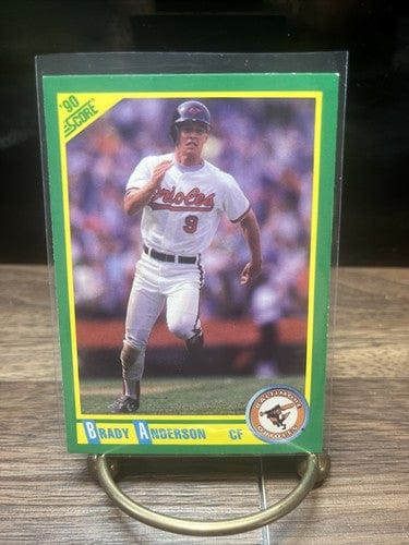 Cheap Sneaks Footwear/Sports Cards Baseball Card 1990 SCORE #33 BRADY ANDERSON BALTIMORE ORIOLES Baseball Card