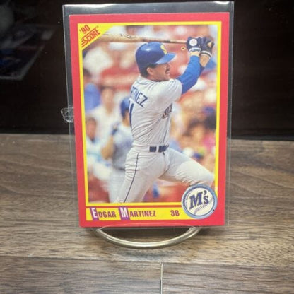 Cheap Sneaks Footwear/Sports Cards Baseball Card 1990 Score Edgar Martinez #324 HOF