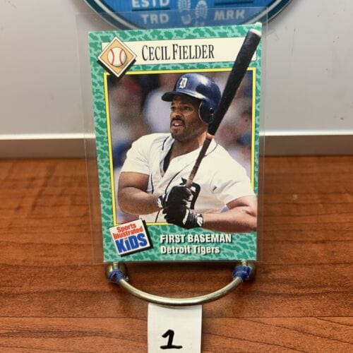 Cheap Sneaks Footwear/Sports Cards Baseball Card 1990 Sports Illustrated for Kids #205 Cecil Fielder Detroit Tigers (1)