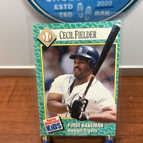 Cheap Sneaks Footwear/Sports Cards Baseball Card 1990 Sports Illustrated for Kids #205 Cecil Fielder Detroit Tigers (1)