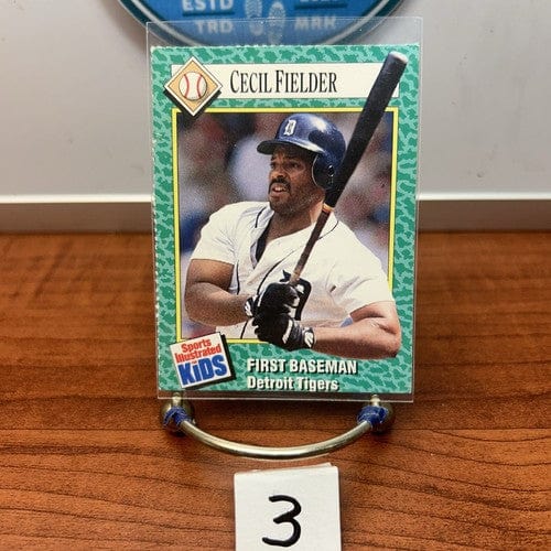 Cheap Sneaks Footwear/Sports Cards Baseball Card 1990 Sports Illustrated for Kids #205 Cecil Fielder Detroit Tigers (3)