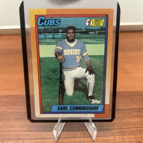 Cheap Sneaks Footwear/Sports Cards Baseball Card 1990 Topps Earl Cunningham Cubs #134