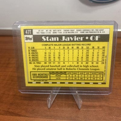 Cheap Sneaks Footwear/Sports Cards Baseball Card 1990 Topps Traded # 47T STAN JAVIER