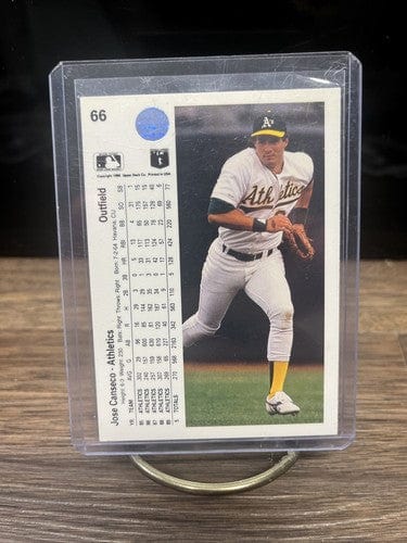 Cheap Sneaks Footwear/Sports Cards Baseball Card 1990 Upper Deck Jose Canseco Oakland Athletics #66