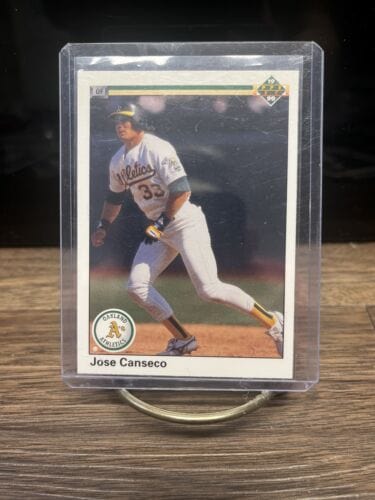 Cheap Sneaks Footwear/Sports Cards Baseball Card 1990 Upper Deck Jose Canseco Oakland Athletics #66