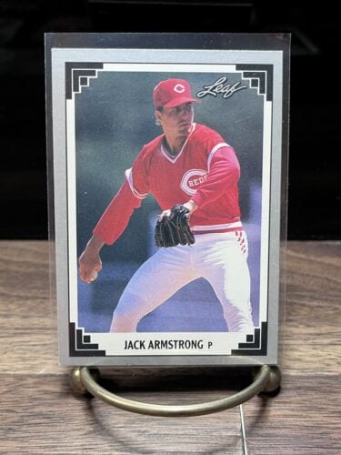 Cheap Sneaks Footwear/Sports Cards Baseball Card 1991 Leaf Jack Armstrong P Cincinnati Reds Baseball Card #259 Series 2