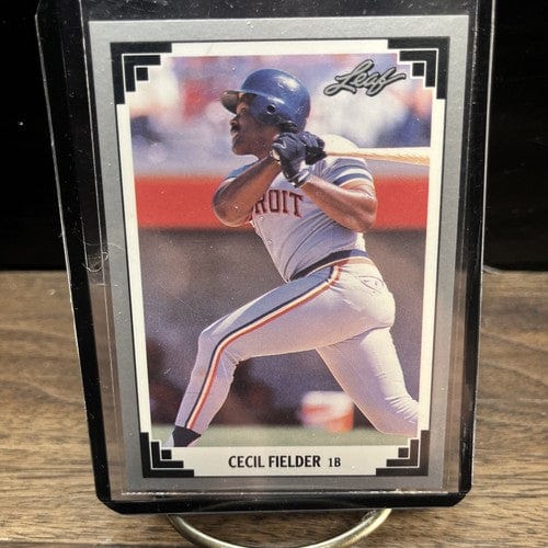 Cheap Sneaks Footwear/Sports Cards Baseball Card 1991 Leaf Preview Baseball # 18 Cecil Fielder -- Tigers -- Box 845