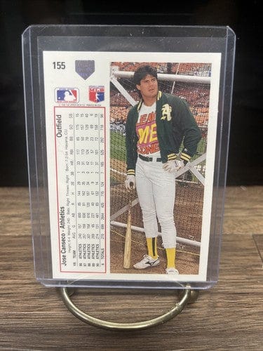Cheap Sneaks Footwear/Sports Cards Baseball Card 1991 Upper Deck 155 Jose Canseco   Oakland Athletics  Baseball Card