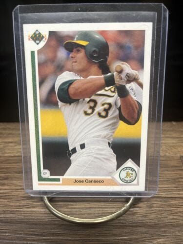 Cheap Sneaks Footwear/Sports Cards Baseball Card 1991 Upper Deck 155 Jose Canseco   Oakland Athletics  Baseball Card