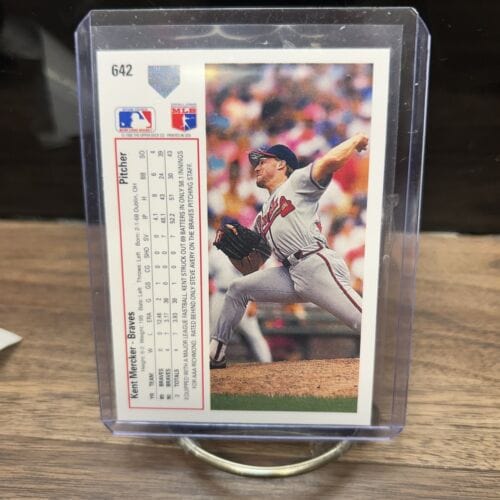 Cheap Sneaks Footwear/Sports Cards Baseball Card 1991 Upper Deck #642 Kent Mercker Braves