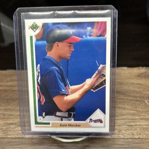 Cheap Sneaks Footwear/Sports Cards Baseball Card 1991 Upper Deck #642 Kent Mercker Braves