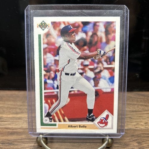 Cheap Sneaks Footwear/Sports Cards Baseball Card 1991 Upper Deck Baseball # 764 Albert Belle Cleveland Indians