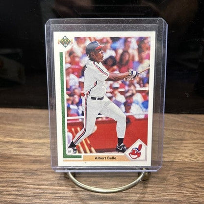 Cheap Sneaks Footwear/Sports Cards Baseball Card 1991 Upper Deck Baseball # 764 Albert Belle Cleveland Indians