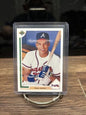 Cheap Sneaks Footwear/Sports Cards Baseball Card 1991 Upper Deck  Baseball Card #363 Dave Justice   Atlanta Braves