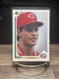 Cheap Sneaks Footwear/Sports Cards Baseball Card 1991 Upper Deck Bill Doran 2B Cincinnati Reds Baseball Card #398