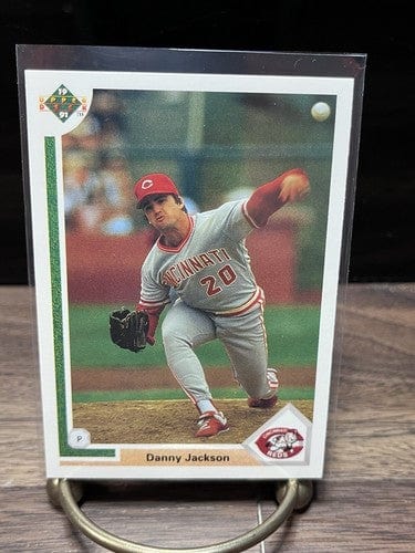 Cheap Sneaks Footwear/Sports Cards Baseball Card 1991 Upper Deck Danny Jackson P Cincinnati Reds Baseball Card #414
